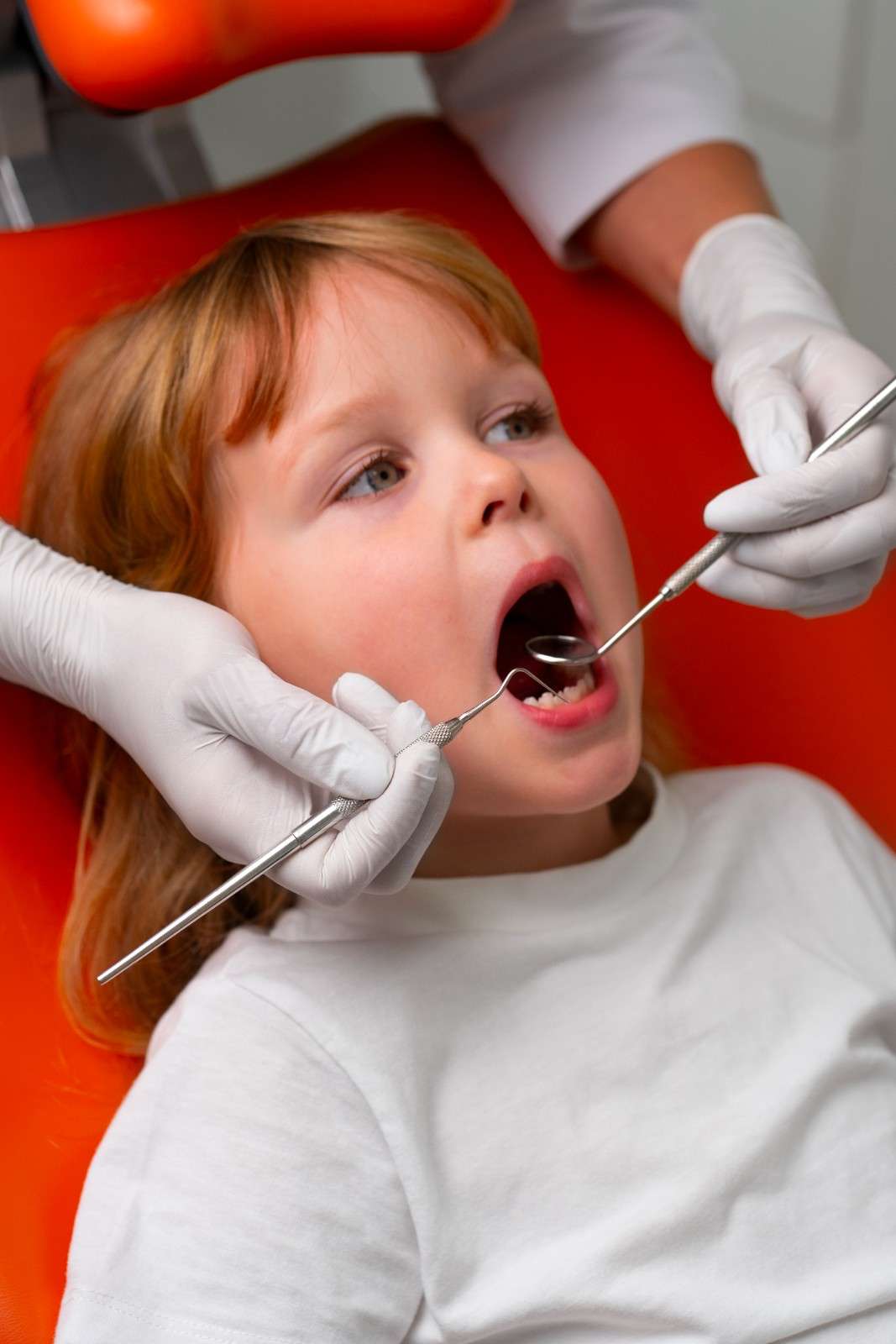 Close-up of dental instruments at Sunshine KiDDS Dentistry