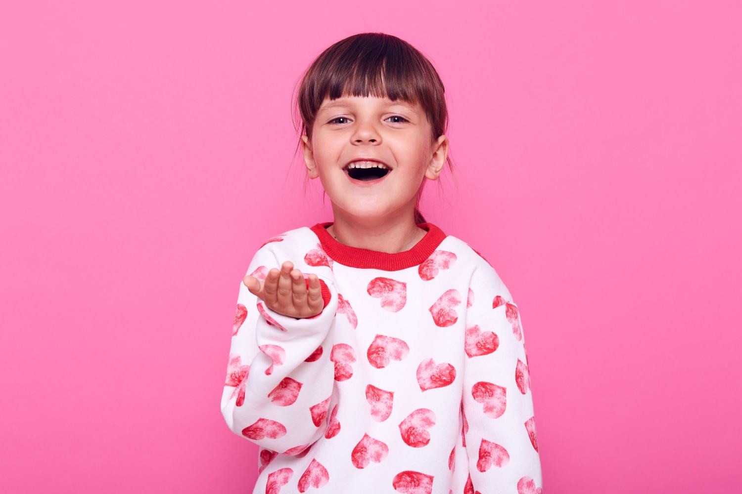 Happy preschooler girl smiling, Sunshine KiDDS Dentistry